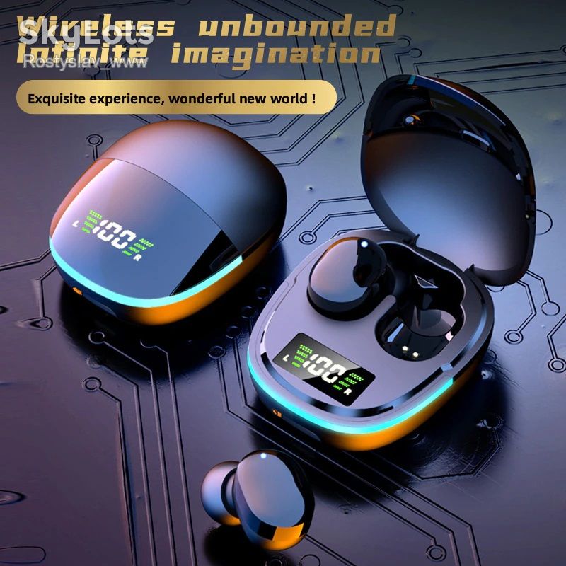 Безпровідні блютуз навушники TWS G9S bluetooth 5,1 - фото фото фото 0