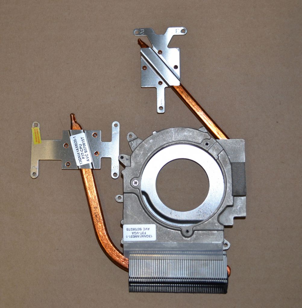 Asus X53K радиаторы системы охлаждения  (13GNI41AM031-1, - фото фото фото 1