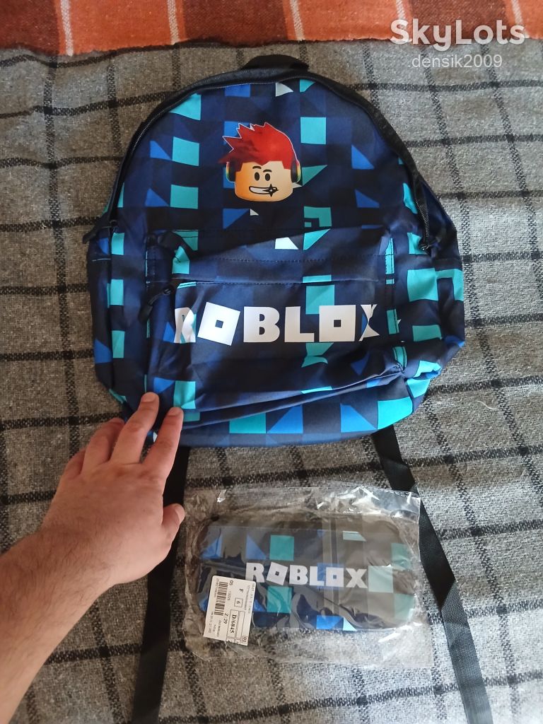 Дитячий підлітковий рюкзак Roblox, рюкзак для школи Роблокс, сумка для хлопчиків 40х35х14 см. - фото фото фото 1