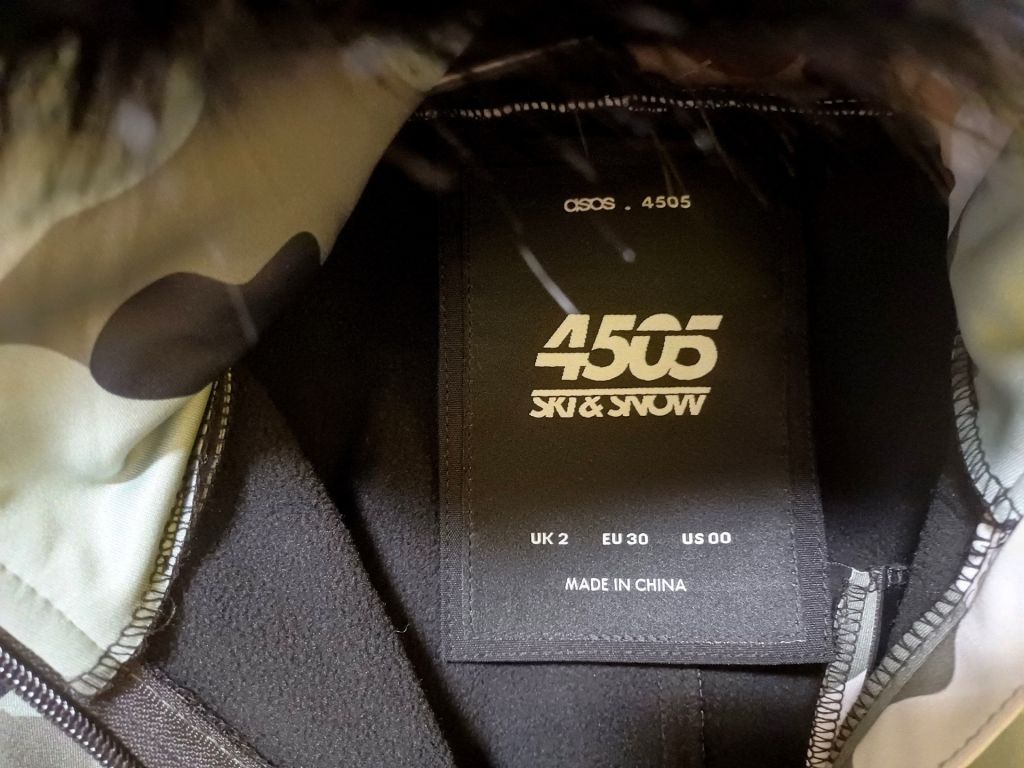 Лижний комбінезон софтшелл ASOS, довжина 132 см. - фото фото фото 4
