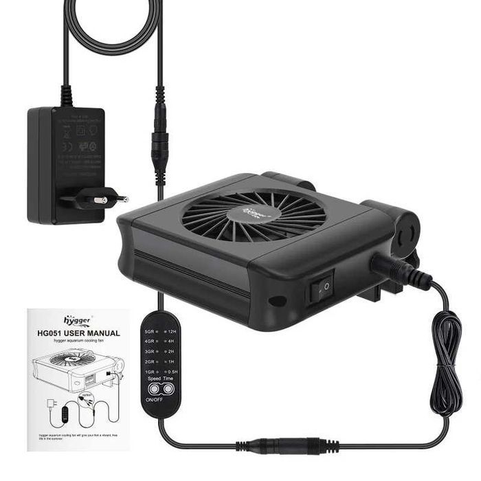 Вентилятор для охолодження акваріума Hygger HG051-1FAN. - фото фото фото 3