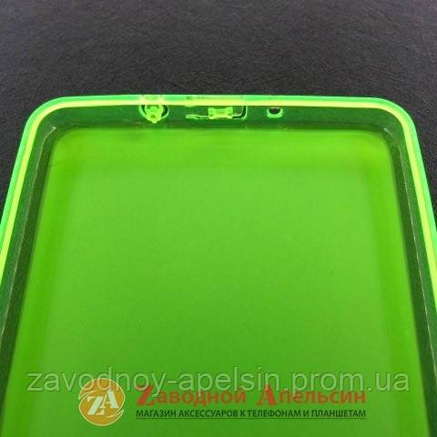 Samsung A7 A700 чехол слиликоновый Cover green - фото фото фото 1