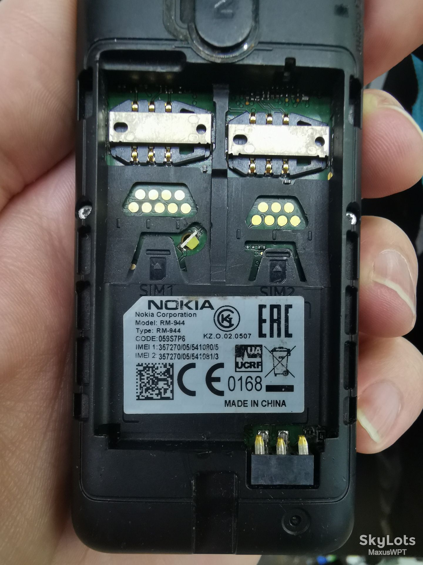 #884 Sklad Nokia 108 black rm944 - фото фото фото 3