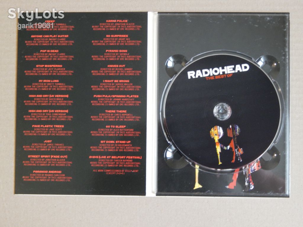 Radiohead ‎– The Best Of (DVD, Unofficial Release, Digipak) - фото фото фото 2