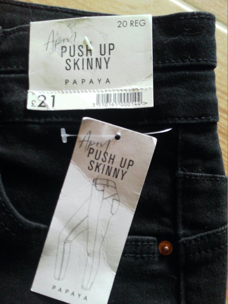 Новые стрейч. джинсы April Push Up Skinny "Papaya" р.54 - фото фото фото 1