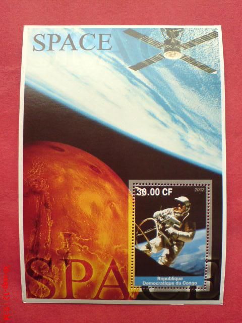 Конго Congo Space .2002 Conquest of space MNH - фото фото фото 0