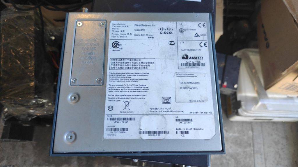 Роутер Cisco 819G Router    (Cisco819G) - фото фото фото 3