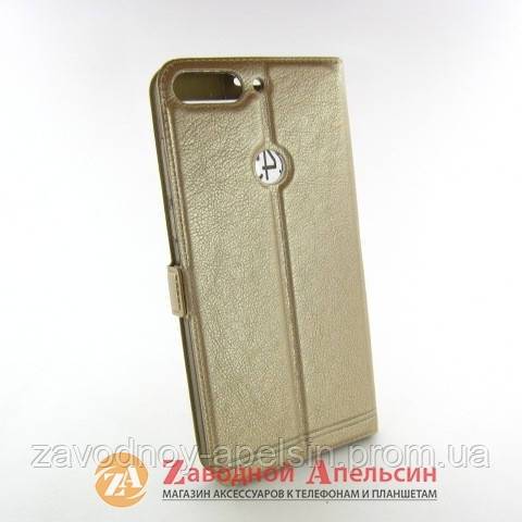 Чехол книжка Huawei Y7 2018 Smart Case gold - фото фото фото 1