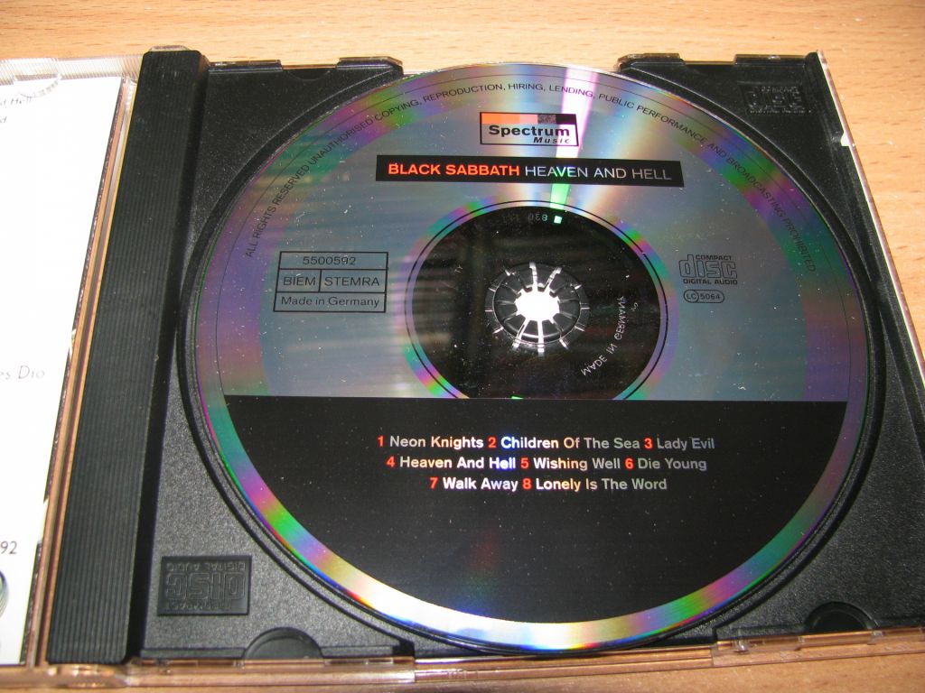 BLACK SABBATH - Heaven And Hell  (1993 Spectrum Music Germany) - фото фото фото 2