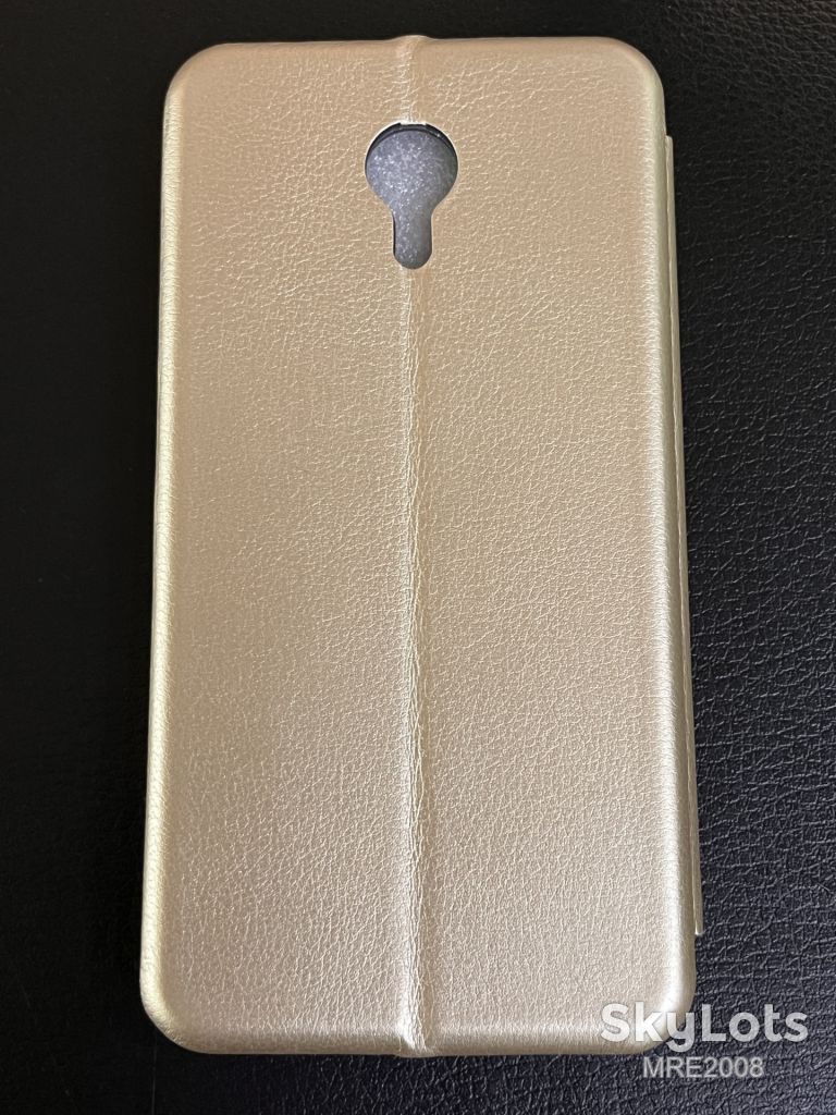 Чохол-книжка Premium Leather для Meizu M3 Note gold - фото фото фото 2