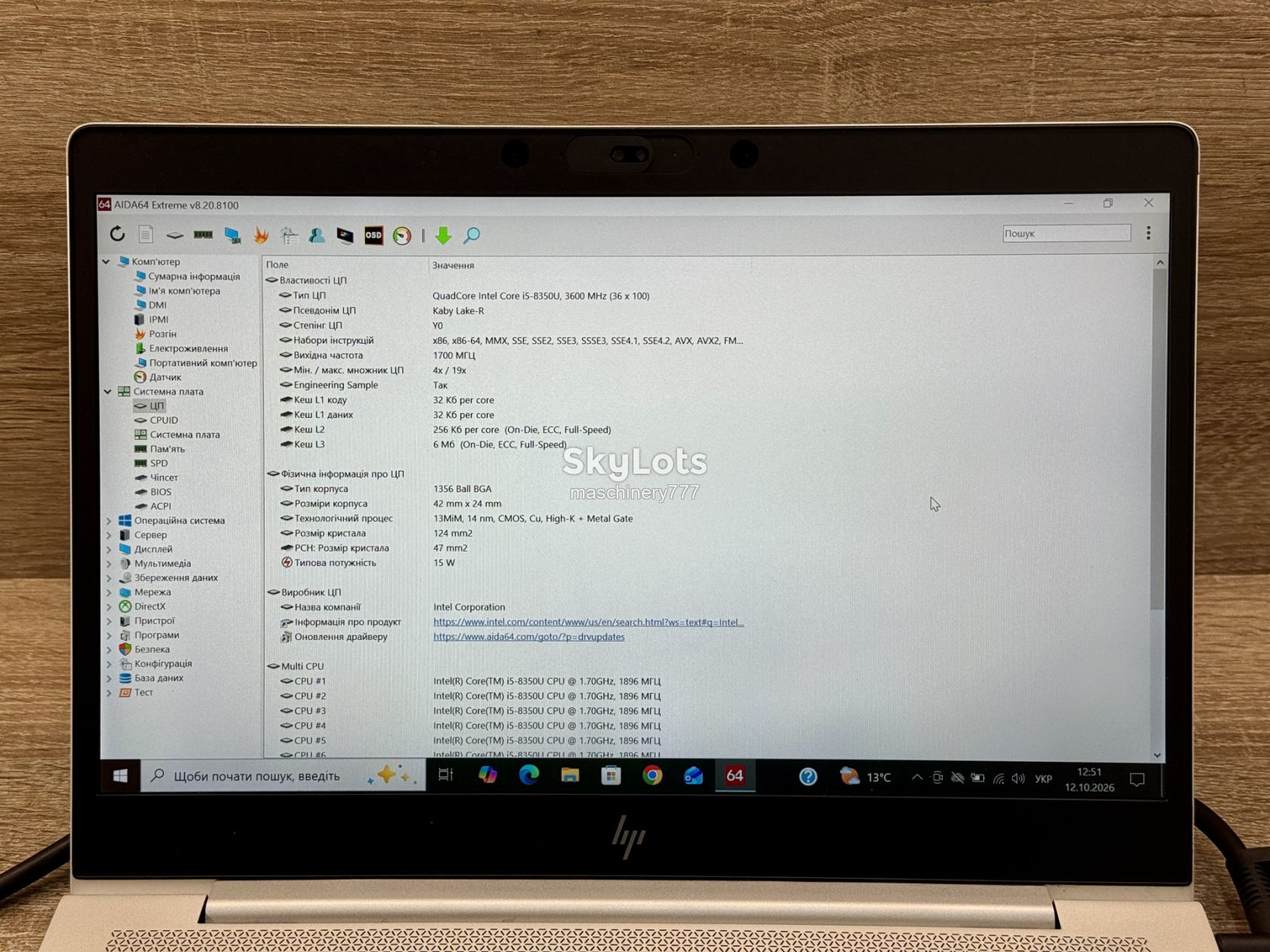 ноутбук hp elitebook 840 g5-intel core i5-8gen-4gb ram ddr4-№ss198 - фото фото фото 13