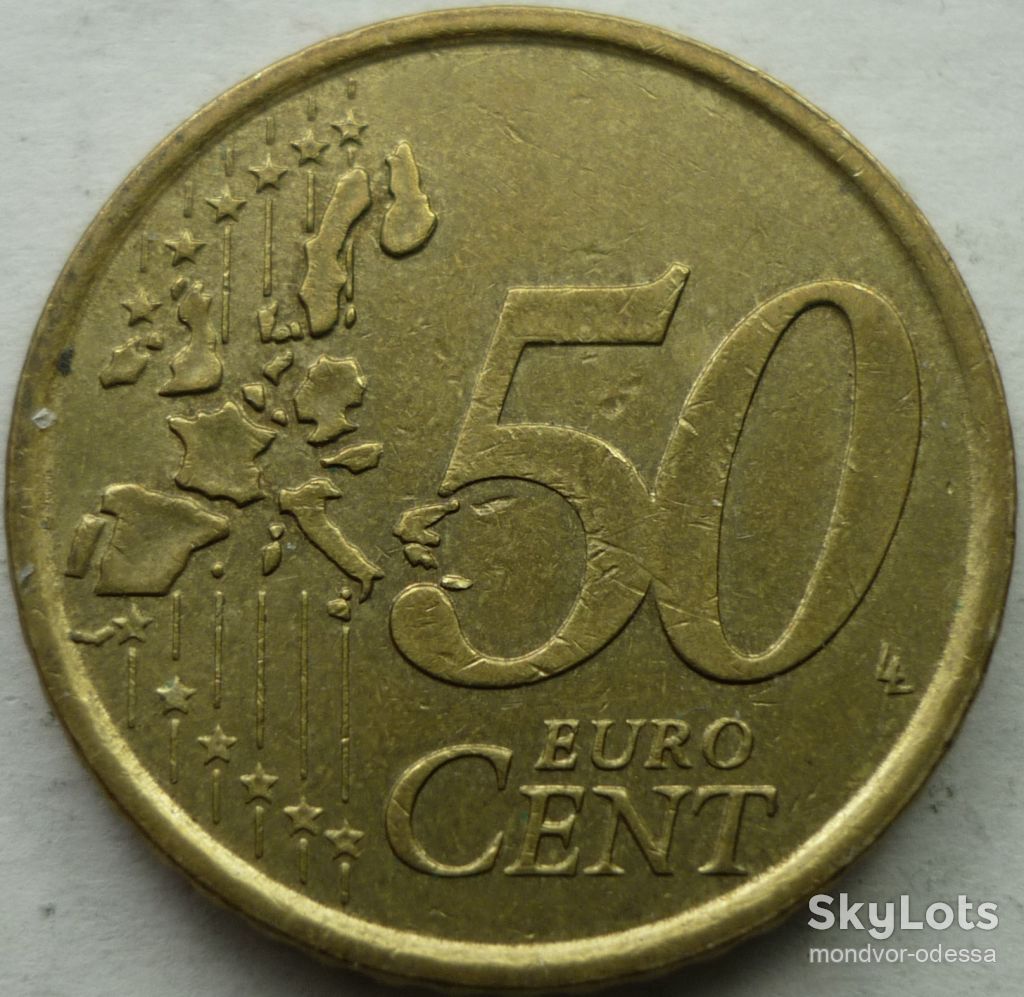 Италия 50 евроцентов  2002 - фото фото фото 1