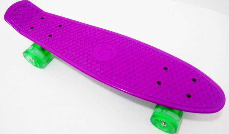 Penny Board Violet Светящиеся колеса (945855758) - фото фото фото 0