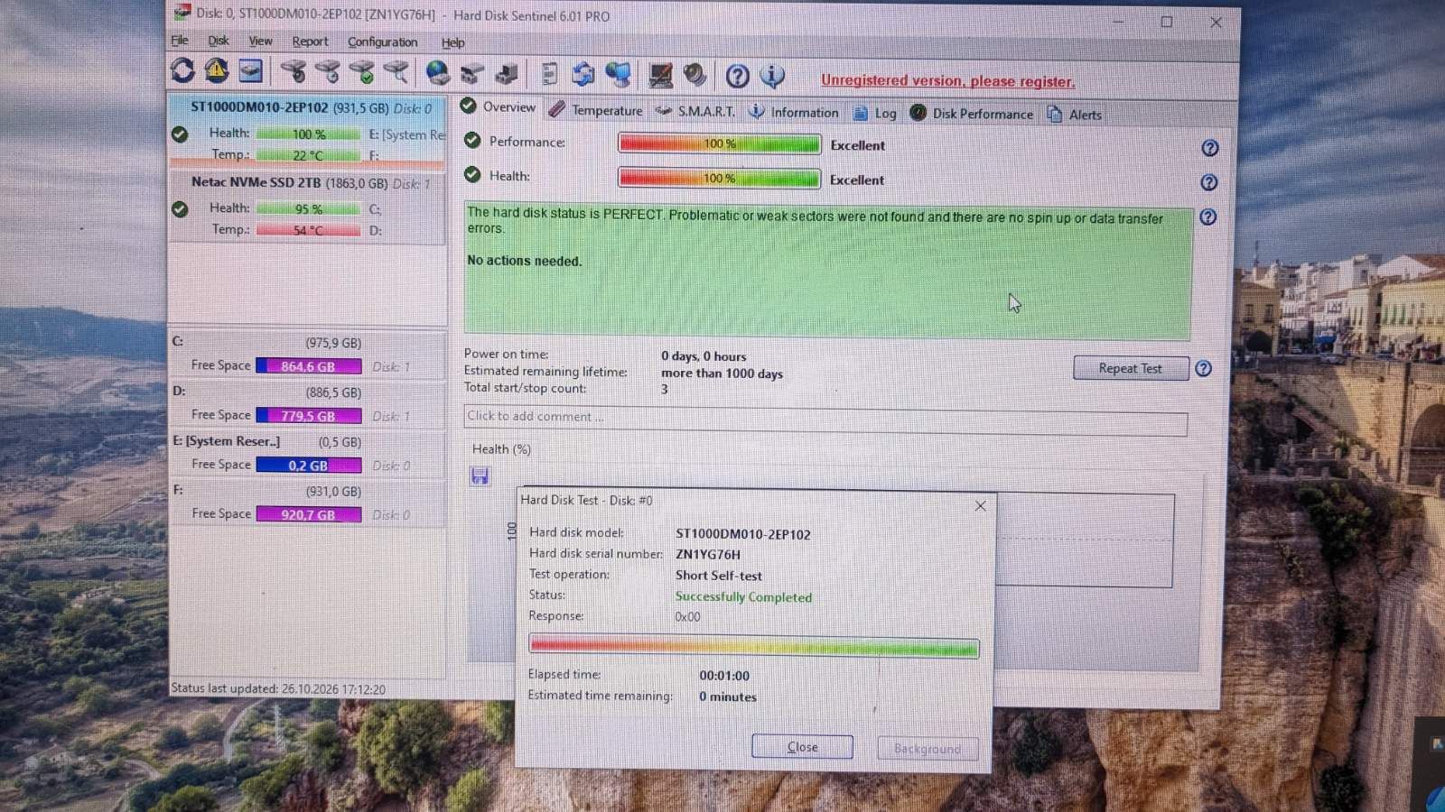 Жорсткий дискв HDD 1TB  100% життя - фото фото фото 2