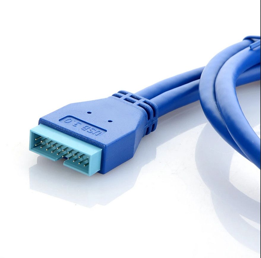 Адаптер подовжувач USB 3.0 19pin мама/тато 50см - фото фото фото 1