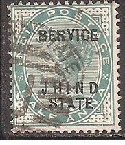 Бр.Индия    (Штат Джинд) 1902 Sc.о15 гаш. - фото фото фото 0