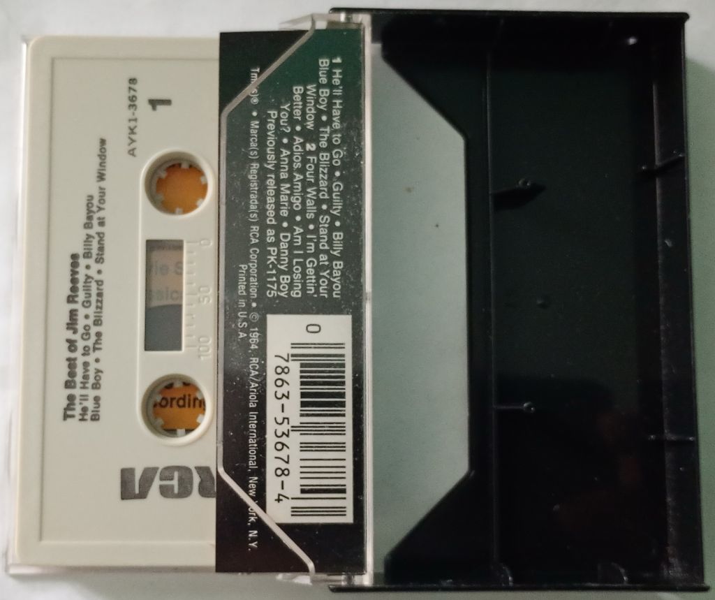 JIM REEVES The Best Of Jim Reeves.  Cassette US - фото фото фото 1