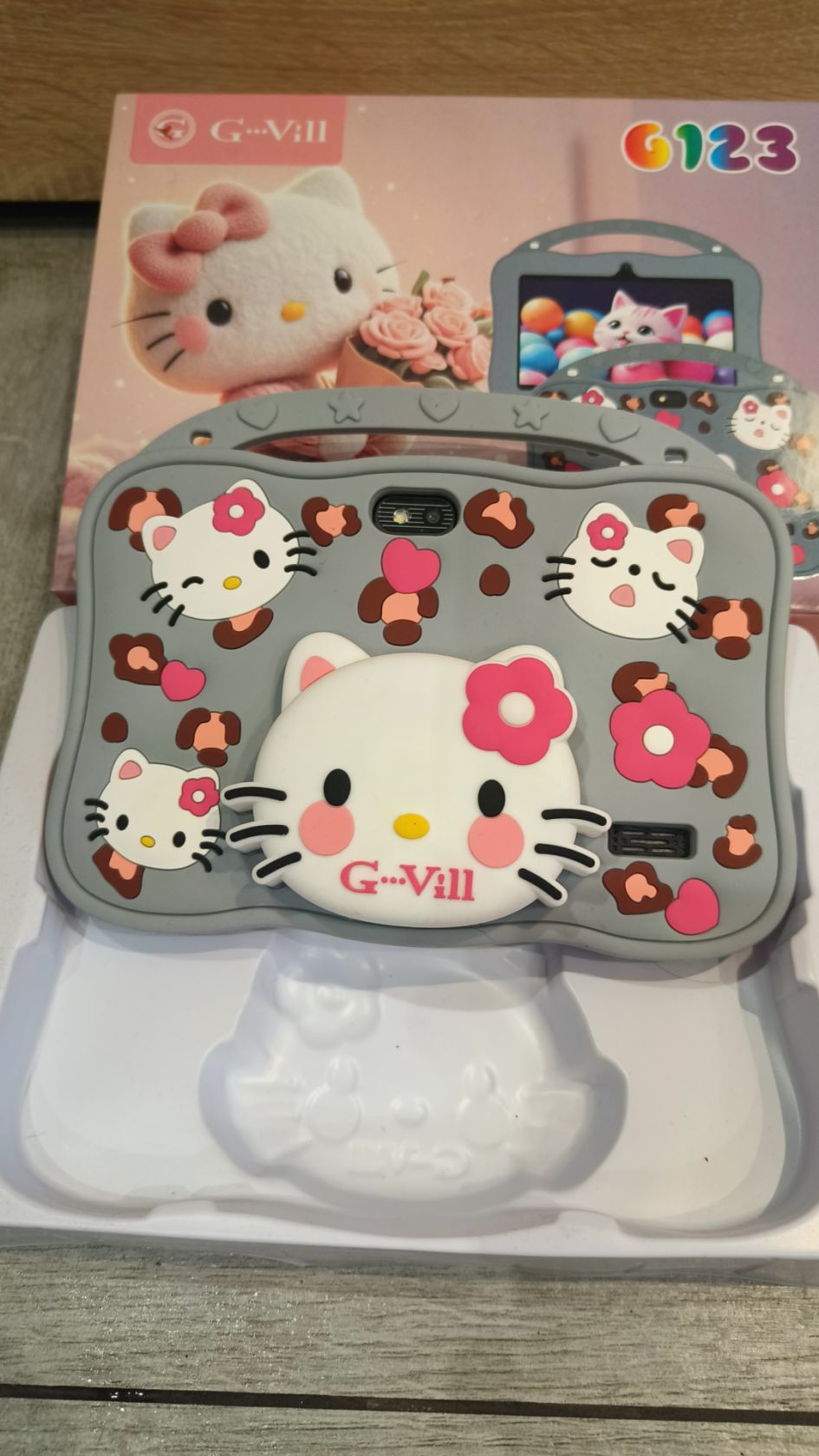 Лот Дитячий планшет G123 Hello Kitty 7" на Android з Wi-Fi - фото фото фото 1