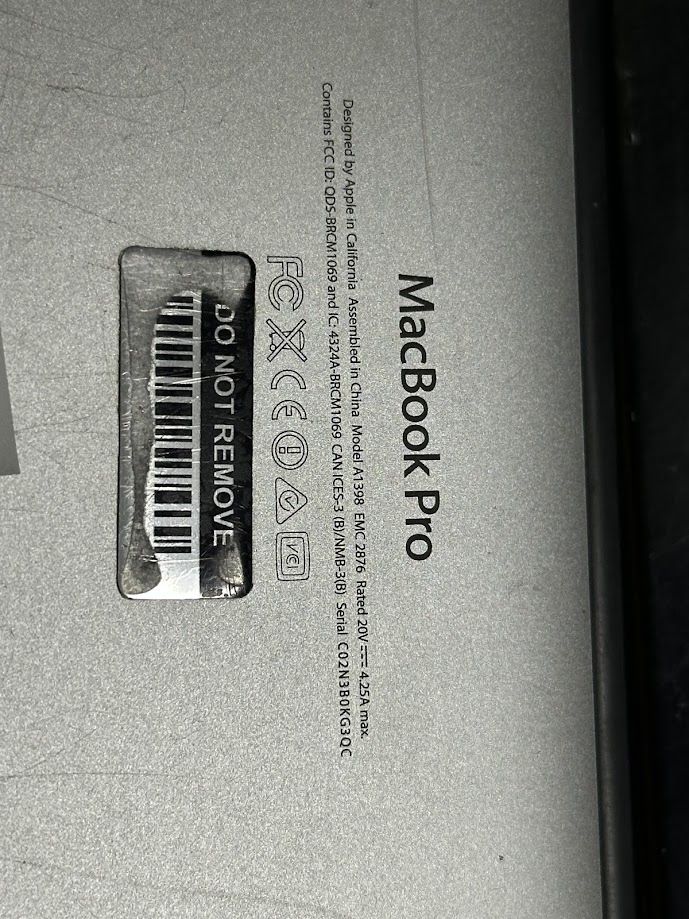 Ноутбук Apple MacBook Pro 15" Retina Mid 2014 № 251512701 - фото фото фото 5