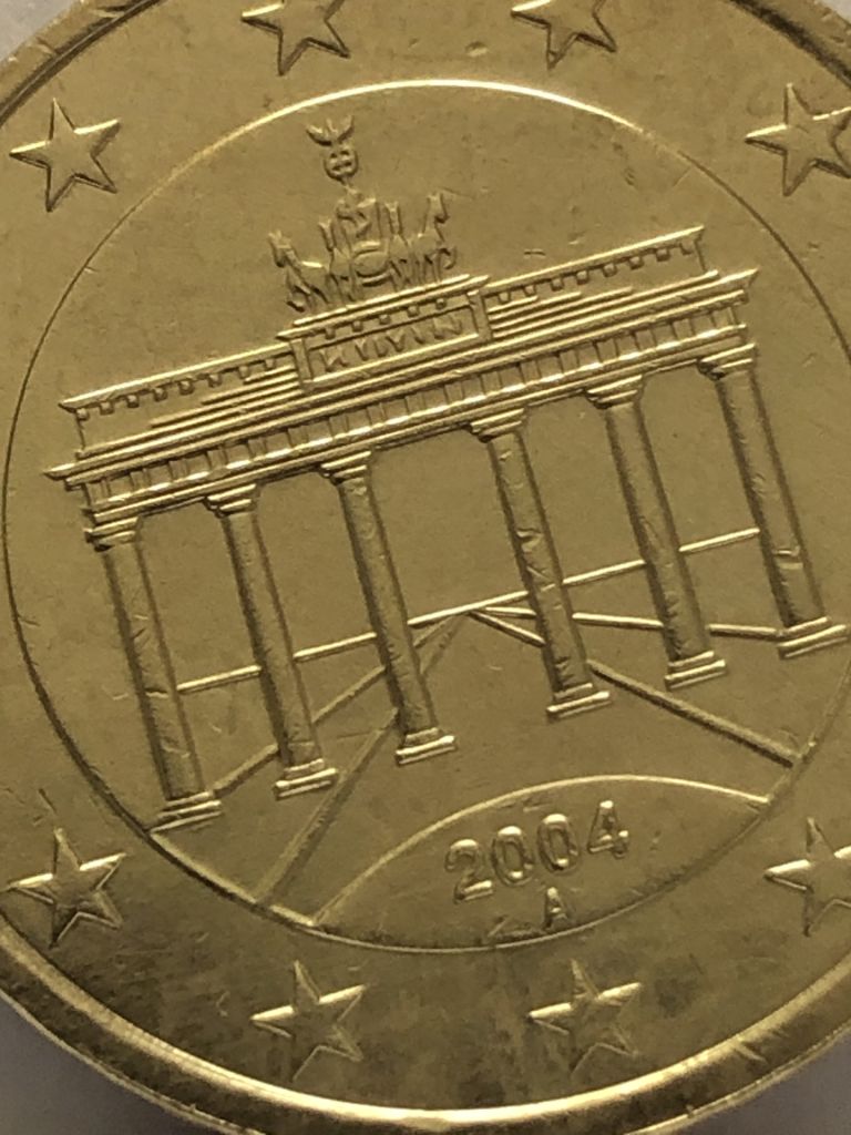 Німеччина 50 євроцентів, 2004 рік. А. Берлін. - фото фото фото 2