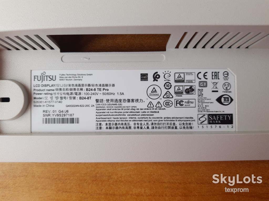 Монітор 24" Fujitsu B24-8 TE Pro Main скалер плата керування - фото фото фото 6