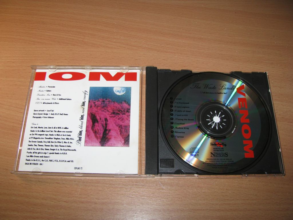 VENOM - The Waste Lands  (1992 Under One Flag 1st press,Austria) - фото фото фото 1