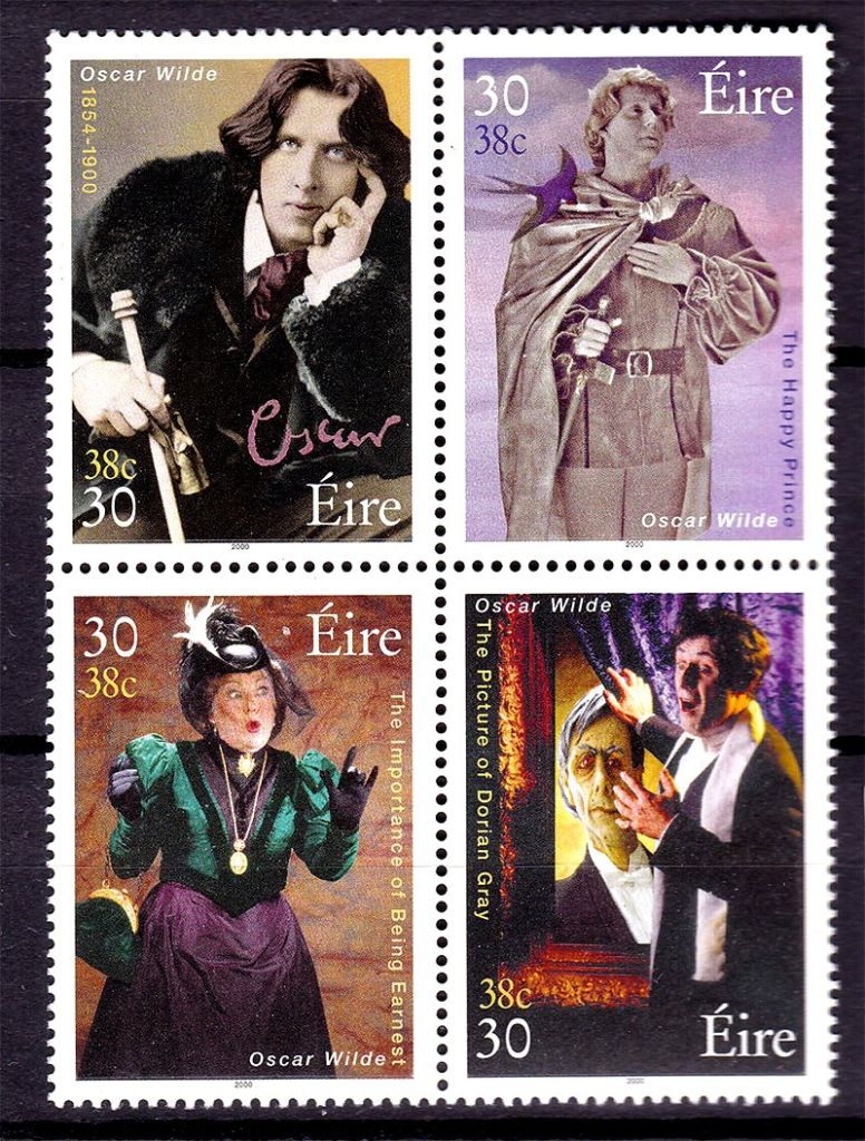 Ирландия  2000 г MNH - кварт - Оскард Вайлд - фото фото фото 0