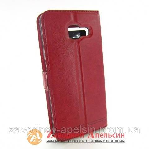 Чехол книга Samsung A3 2016 A310 Smart Case red - фото фото фото 1