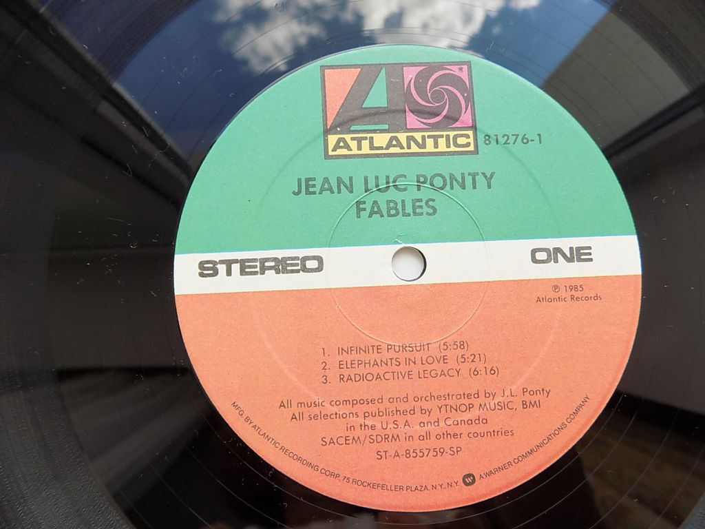 Виниловая пластинка Jean-Luc Ponty Fablec Жан-Люк Понти Пр-во США - фото фото фото 4