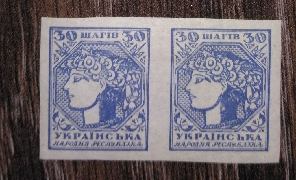 30 шагів 1918 пара, 2шт. УНР - фото фото фото 1