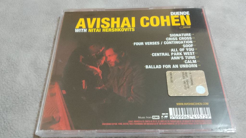 Avishai Cohen - DUENDE . запечатанный французский cd - фото фото фото 1