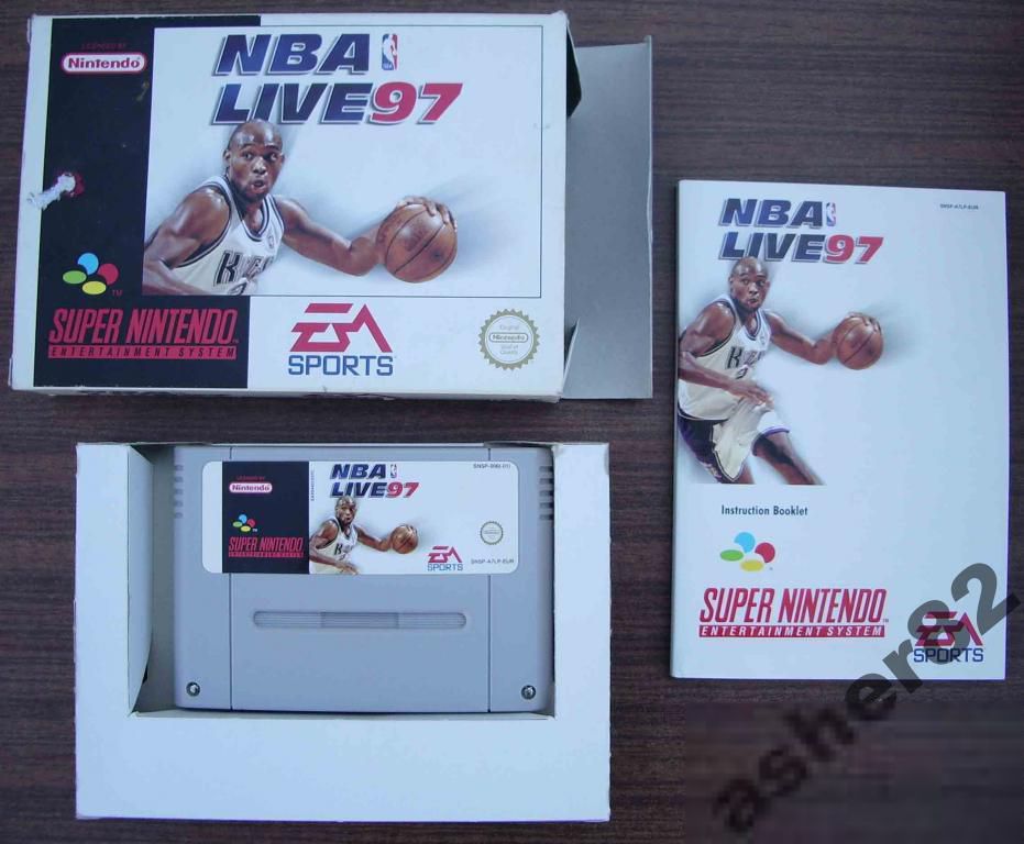 Игра на Super Nintendo SNES "NBA Live 97"       (PAL) - фото фото фото 0