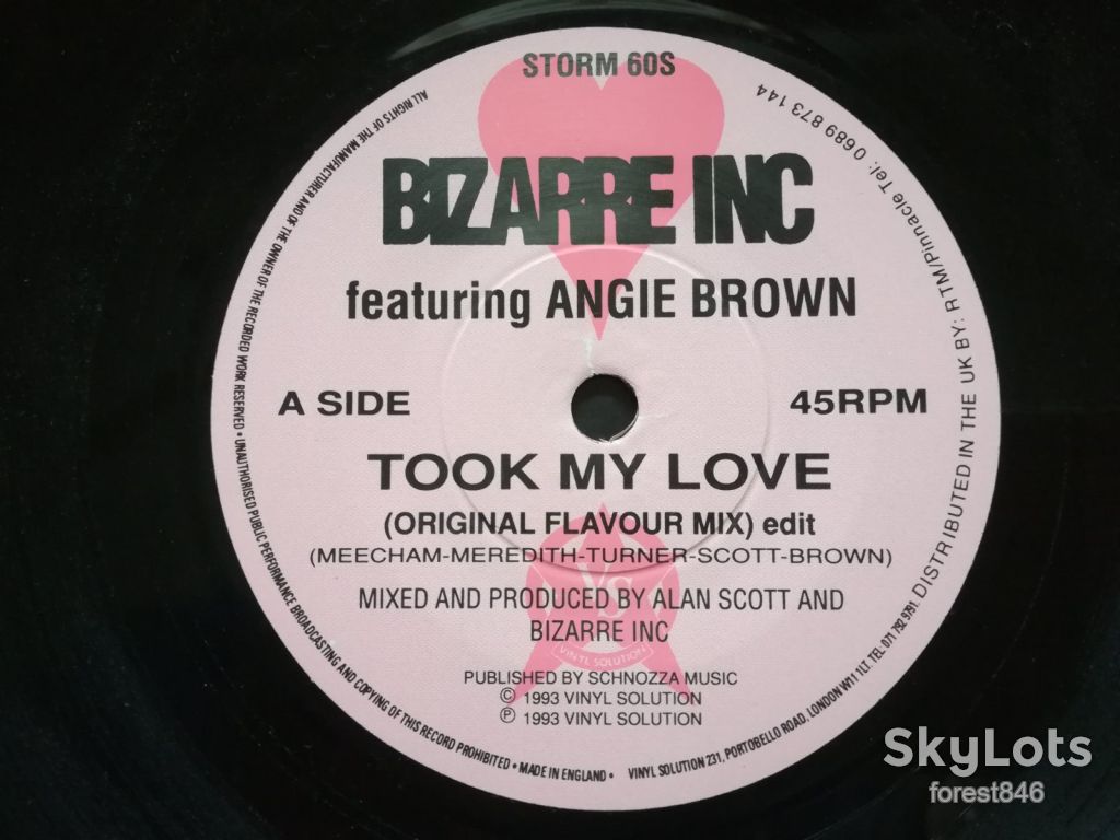 Bizarre Inc. featuring Angie Brown-NM+, 7"-Англія - фото фото фото 2