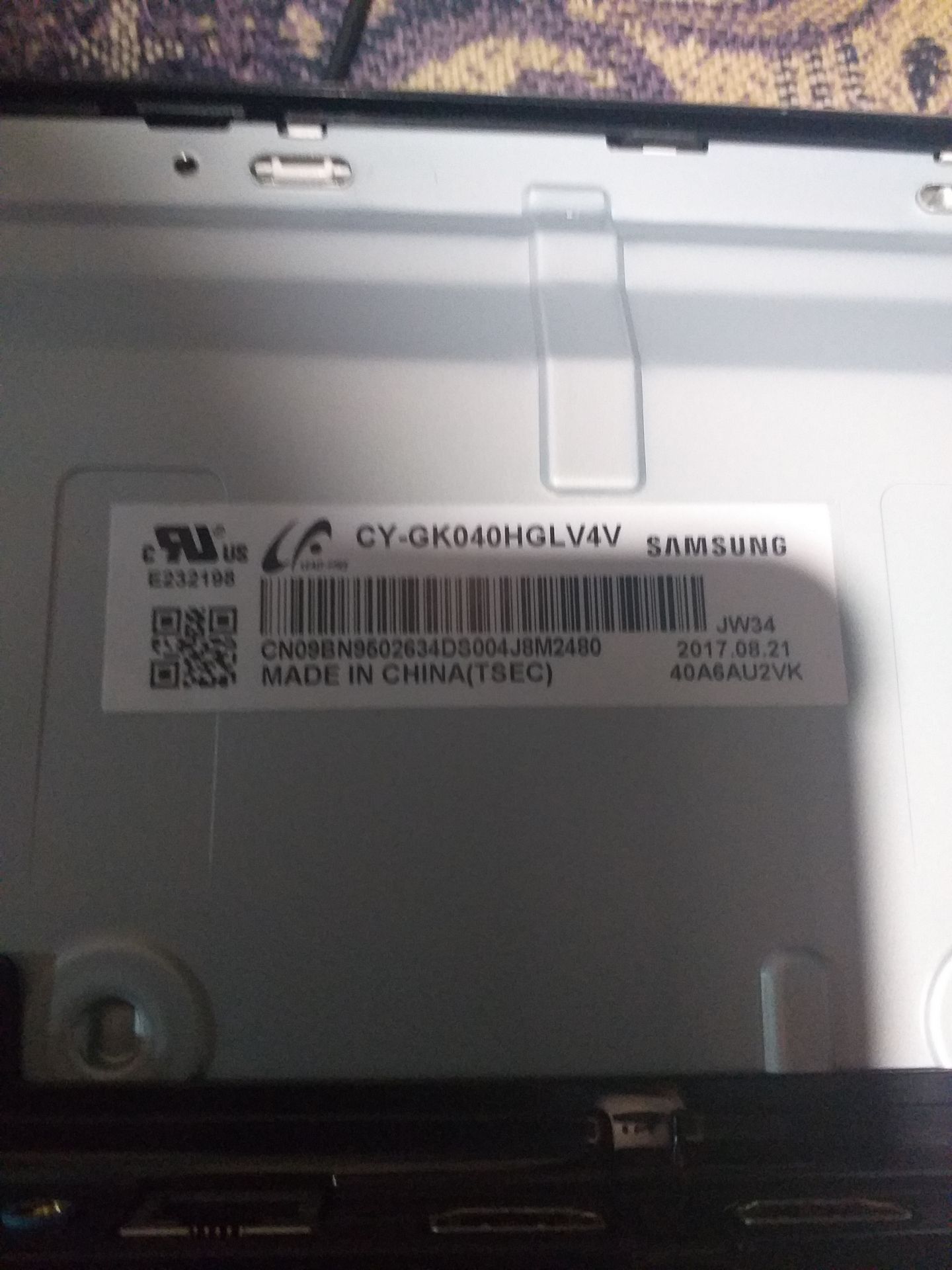 Samsung UE40KU6100AXUA Разбита матрица! - фото фото фото 2