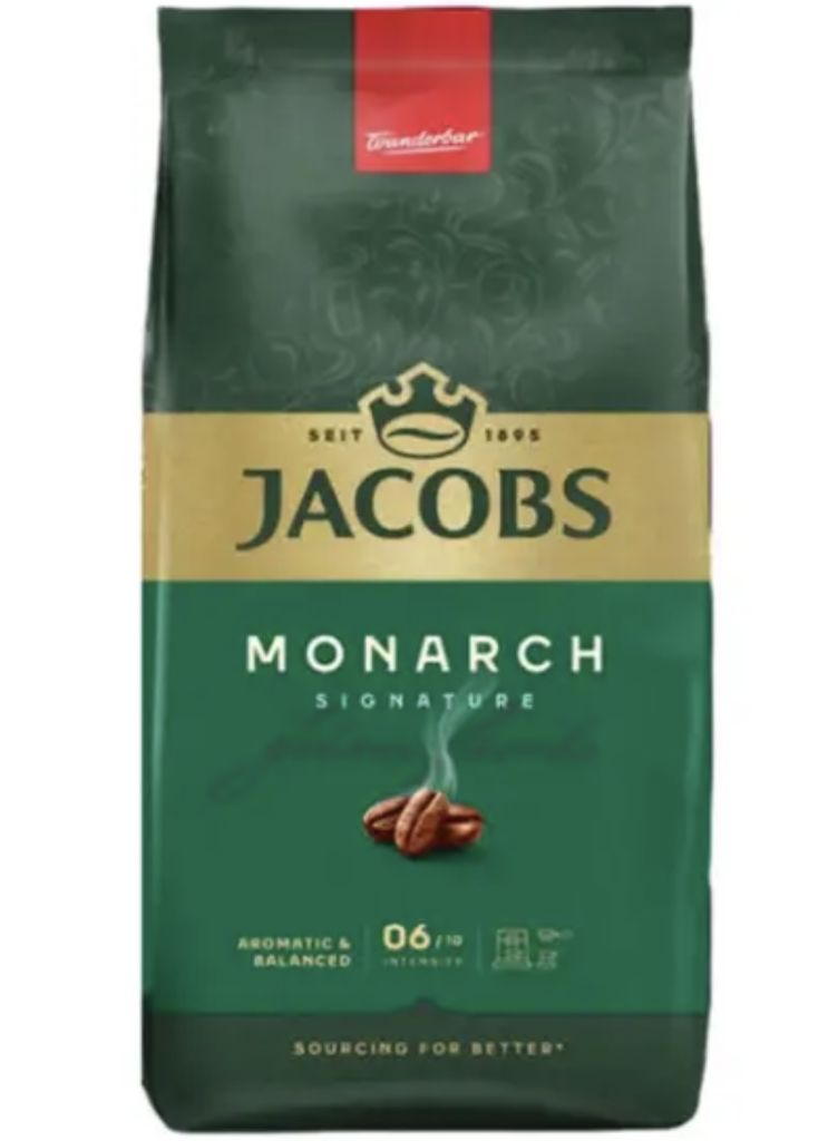 Кава Jacobs Monarch в зернах 1 кг - фото фото фото 1