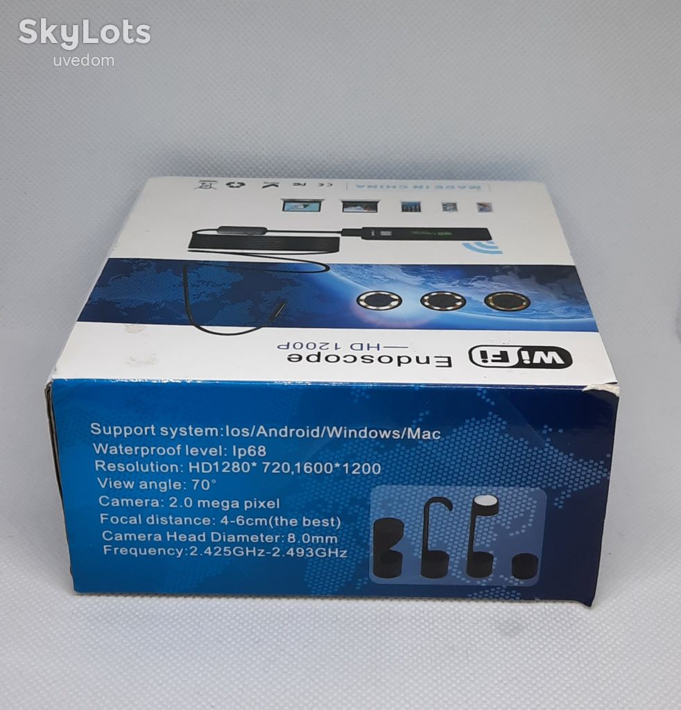 3.5М WI-FI / USB КАМЕРА 1200P 5.5ММ БОРОСКОП ЭНДОСКОП, МЯГКИЙ КАБЕЛЬ - фото фото фото 4
