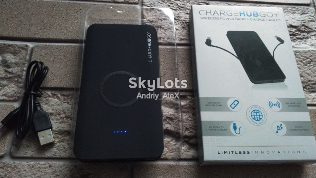 Amazon! Безпровідна зарядка Power Bank ChargeHubGo+  (QI зарядное устройство) - фото фото фото 1