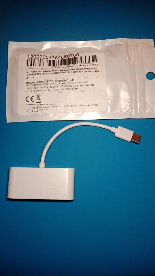 /-КАРТ-РІДЕР OTG USB-C для ДВУХ КАРТ ПАМ'ЯТІ TFTcard + CDcard та ФЛЕШКИ-// - фото фото фото 7