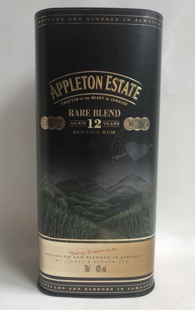 Коробка від рому APPLETON ESTATE. Ямайка. Картон, кришка - метал. - фото фото фото 0