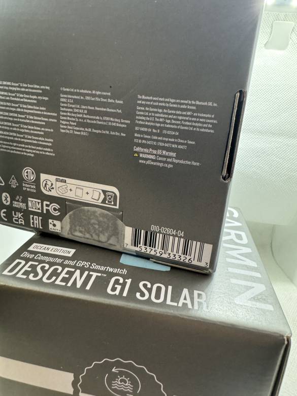 Garmin Descent G1 Solar Ocean Edition 010-02604-04 Годинник-навігатор НОВІ!!! - фото фото фото 3