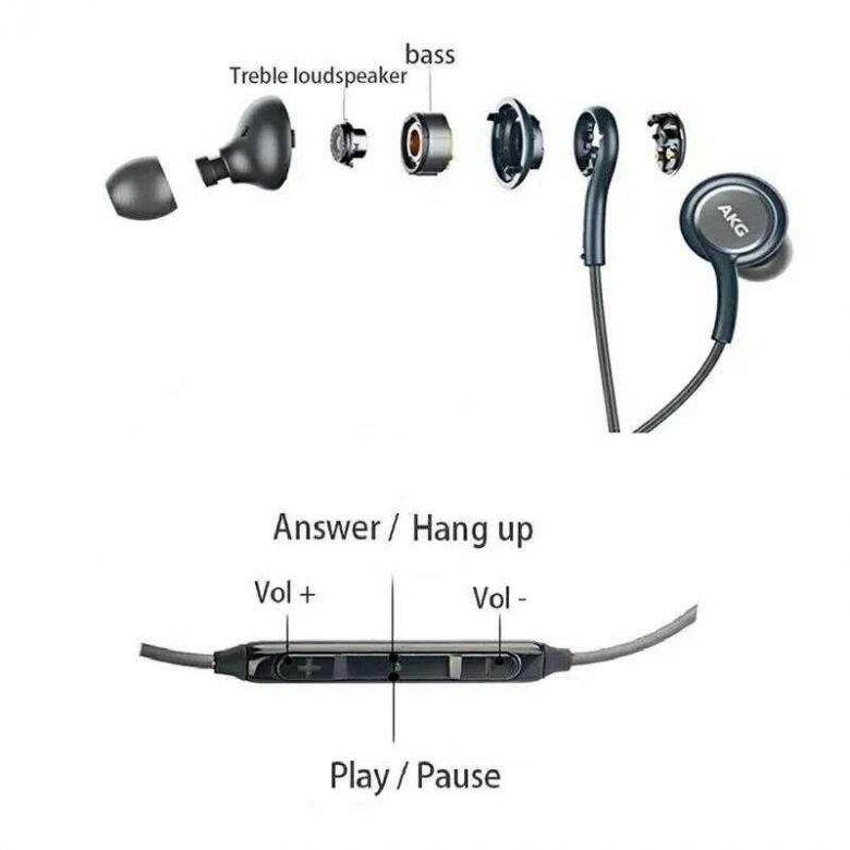 Наушники Samsung S10 AKG с Пультом и Микрофоном Гарнитура EO-I... - фото фото фото 6