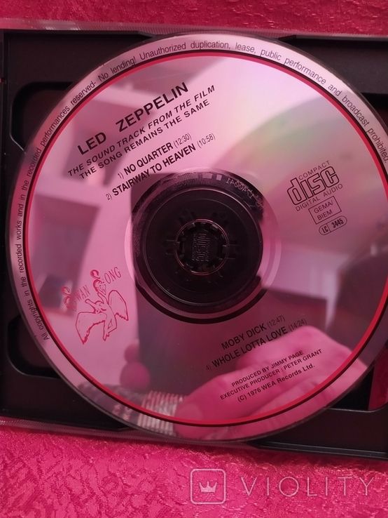 "Led Zeppelin" Live 2CD. - фото фото фото 3