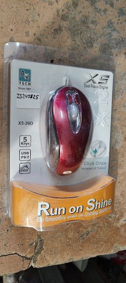 Брендовая оптическая мышь A4Tech X5-26D Red USB № 23240825 - фото фото фото 0