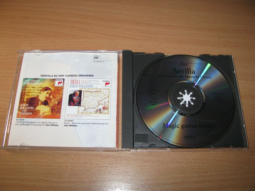 JOHN WILLIAMS - Sevilla. Magic Guitar Music  (1996 Sony Classical Germany) - фото фото фото 1