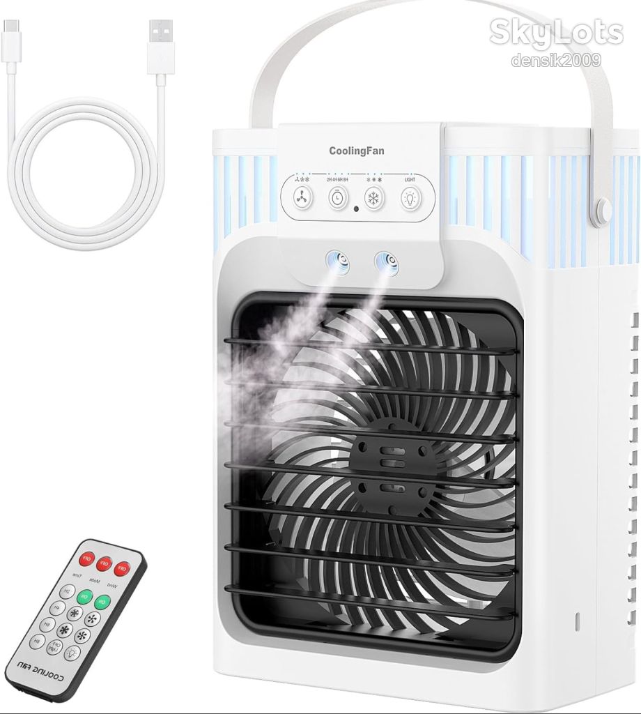 Портативний міні кондиціонер. Вентилятор, охолоджувач повітря 4в1 Cooling Fan AB-1. - фото фото фото 7