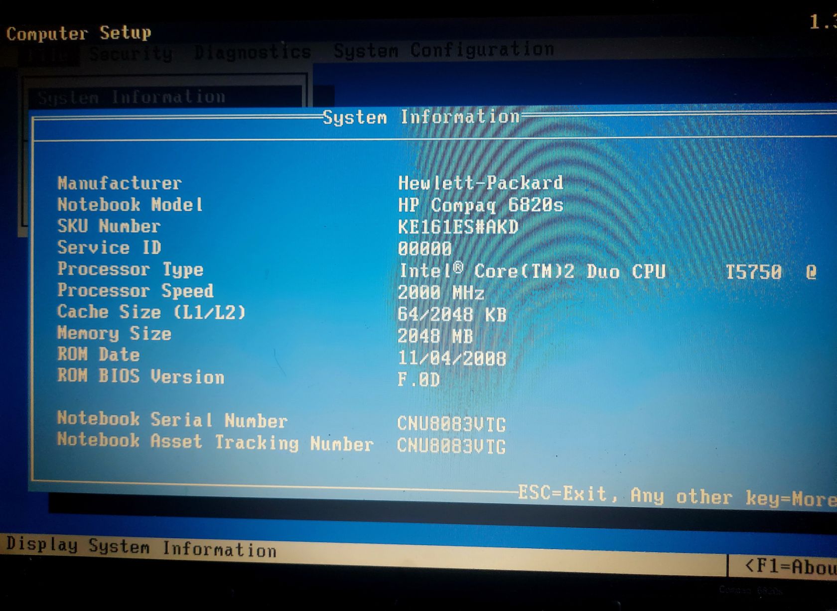 HP Compaq 6820s 17-дюймов - фото фото фото 7