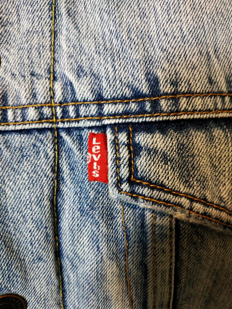 Куртка тепла джинсова чоловіча LEVIS p-p S - фото фото фото 3