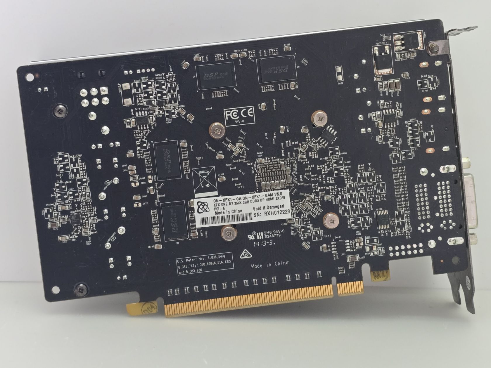 Видеокарта XFX Radeon R7 250X 2GB  (GDDR3,128 Bit,HDMI,PCI-Ex,Б/у) - фото фото фото 2