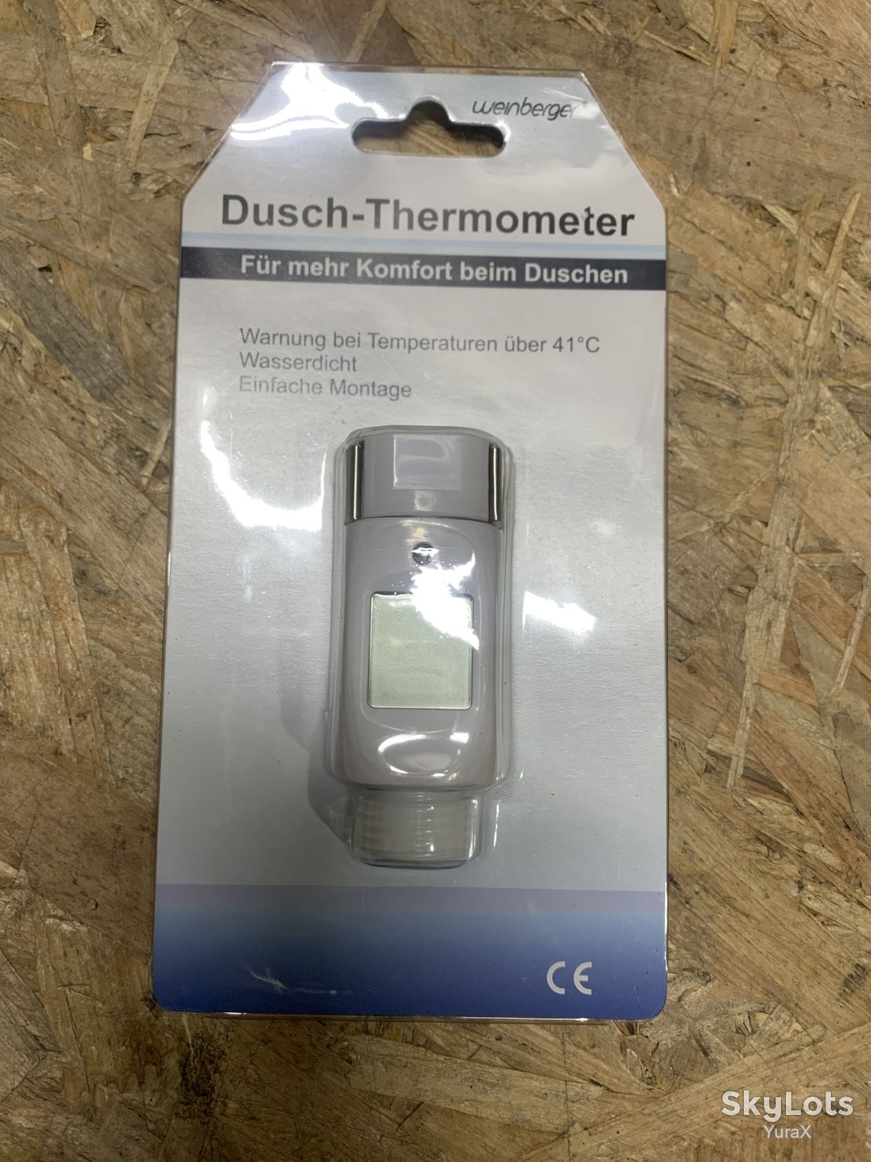Цифровой насадочный термометр для душа  Dusch-Thermometer Weinberger от 1 грн - фото фото фото 1