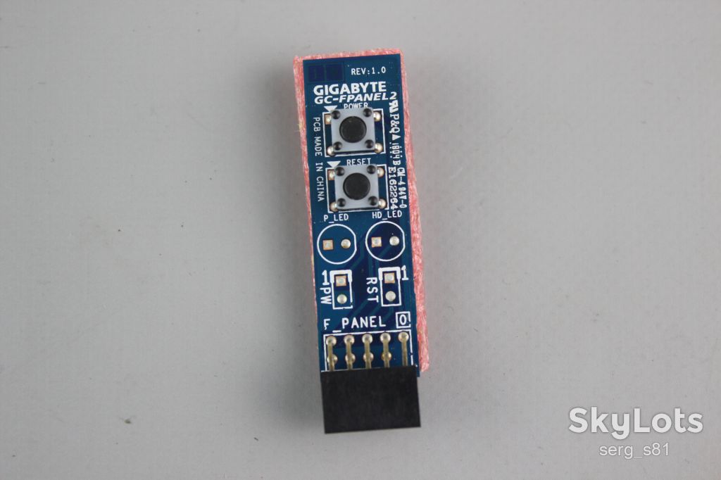 Плата живлення/скидання Gigabyte GC-FPANEL2 Reset/Powerboard - фото фото фото 2